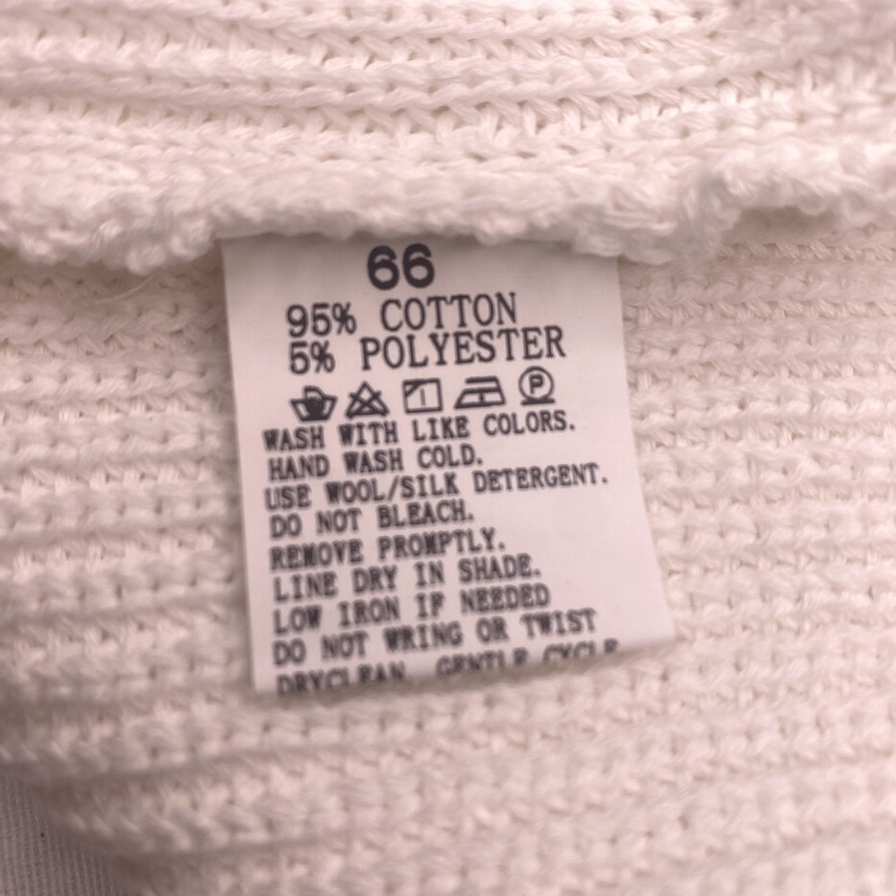 NWOT Toddler Cozy White Knit Sweater Size 18-24 (Girl or Boy) - Picture 4 of 6